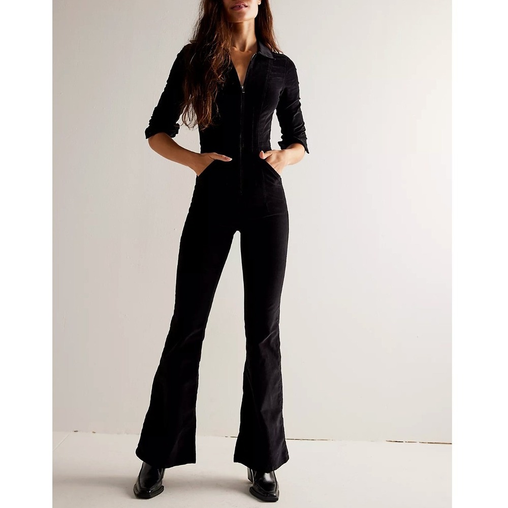 WE THE FREE x FREE PEOPLE Jayde Corduroy Flare Jumpsuit